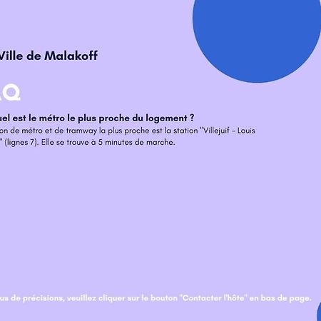 Appartement Avec Parking Et Terrasse Metro 7 Et Paris ヴィルジュイフ エクステリア 写真